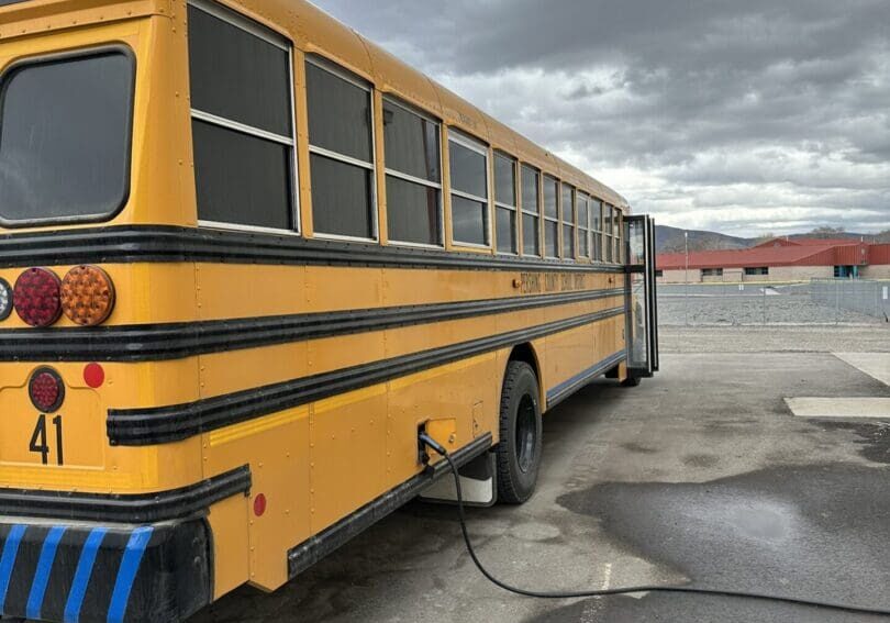 Pershing County electric school bus